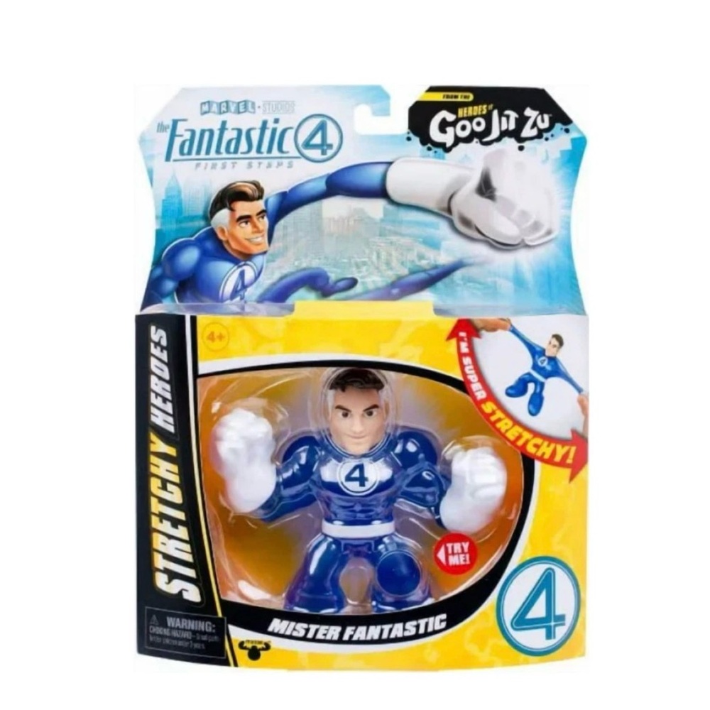 Heroes of Goo Jit Zu Marvel Fantastic Four Mr. Fantastic Stretch New In Box